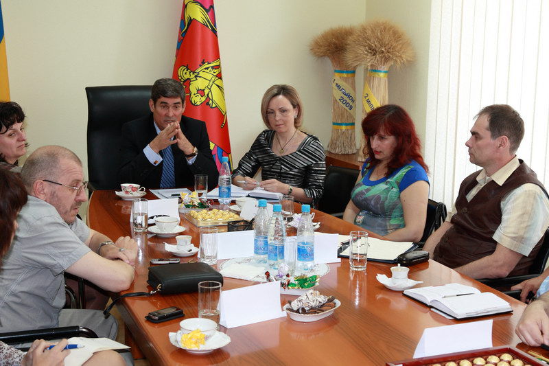 Зустріч з головними редакторами провідних засобів масової інформації у Запорізькій області