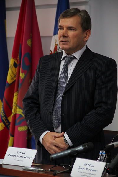 Олексій Бакай під час зустрічі голови ОДА з міською радою Бердянська