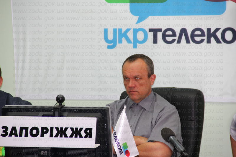 Перший заступник голови ОДА Олексій Литвин під час селекторної наради