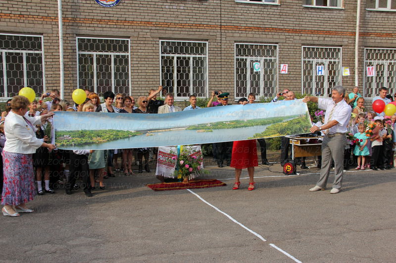 Панорама Бориса Петрова прикрасить одне з оновлених приміщень школи