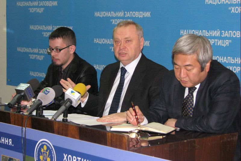 Олександр Пеклушенко провів виїзну нараду в Національному заповіднику «Хортиця»