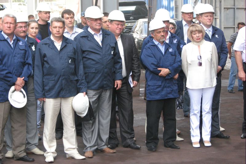 Сьогодні голова облдержадміністрації Олександр Пеклушенко взяв участь в урочистій церемонії відкриття газоочистки  сталеплавильного цеху №3 ПАТ «Дніпроспецсталь»