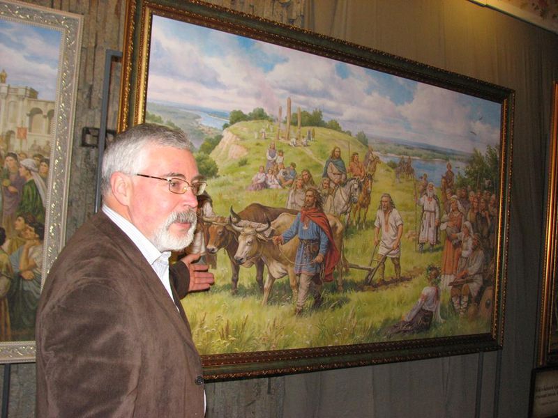 У Запоріжжі відкрилася виставка картин, присвячених історії українського народу