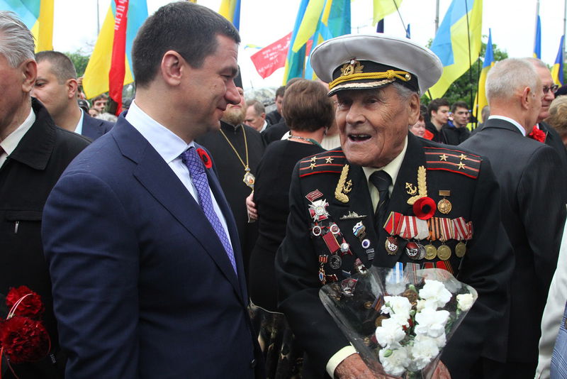 Григорій Самардак привітав запорізьких ветеранів зі святом Перемоги