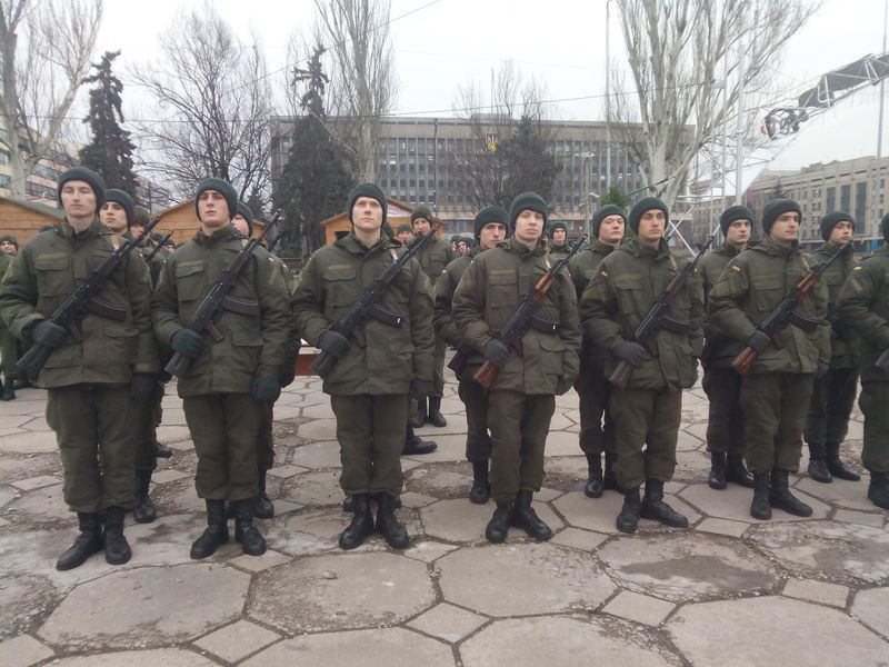 Молоде поповнення Нацгвардії присягнуло на вірність Україні 