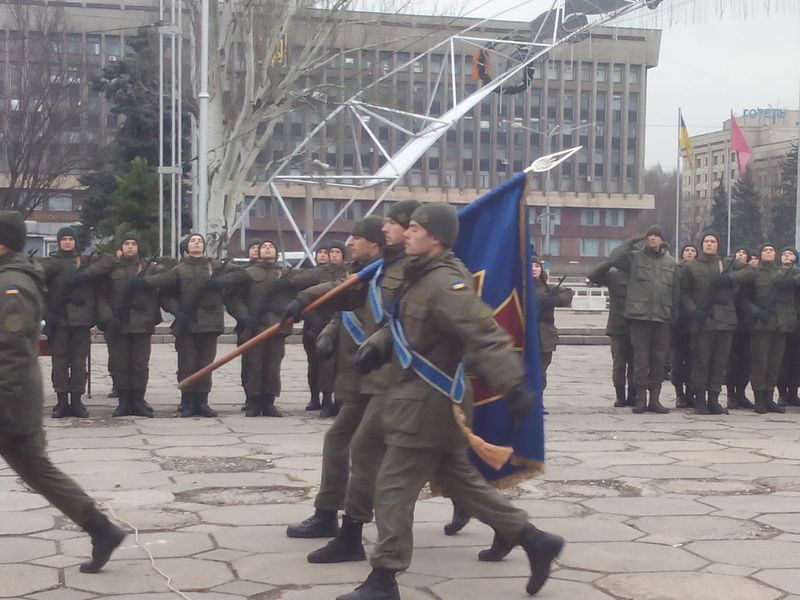 Молоде поповнення Нацгвардії присягнуло на вірність Україні 