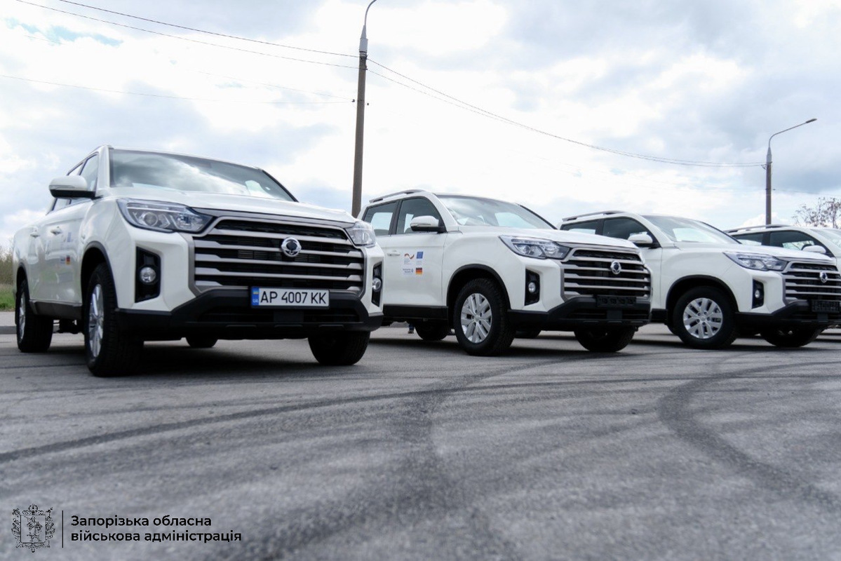 Ще 8 одиниць техніки отримала Запорізька область від міжнарожних партнерів
