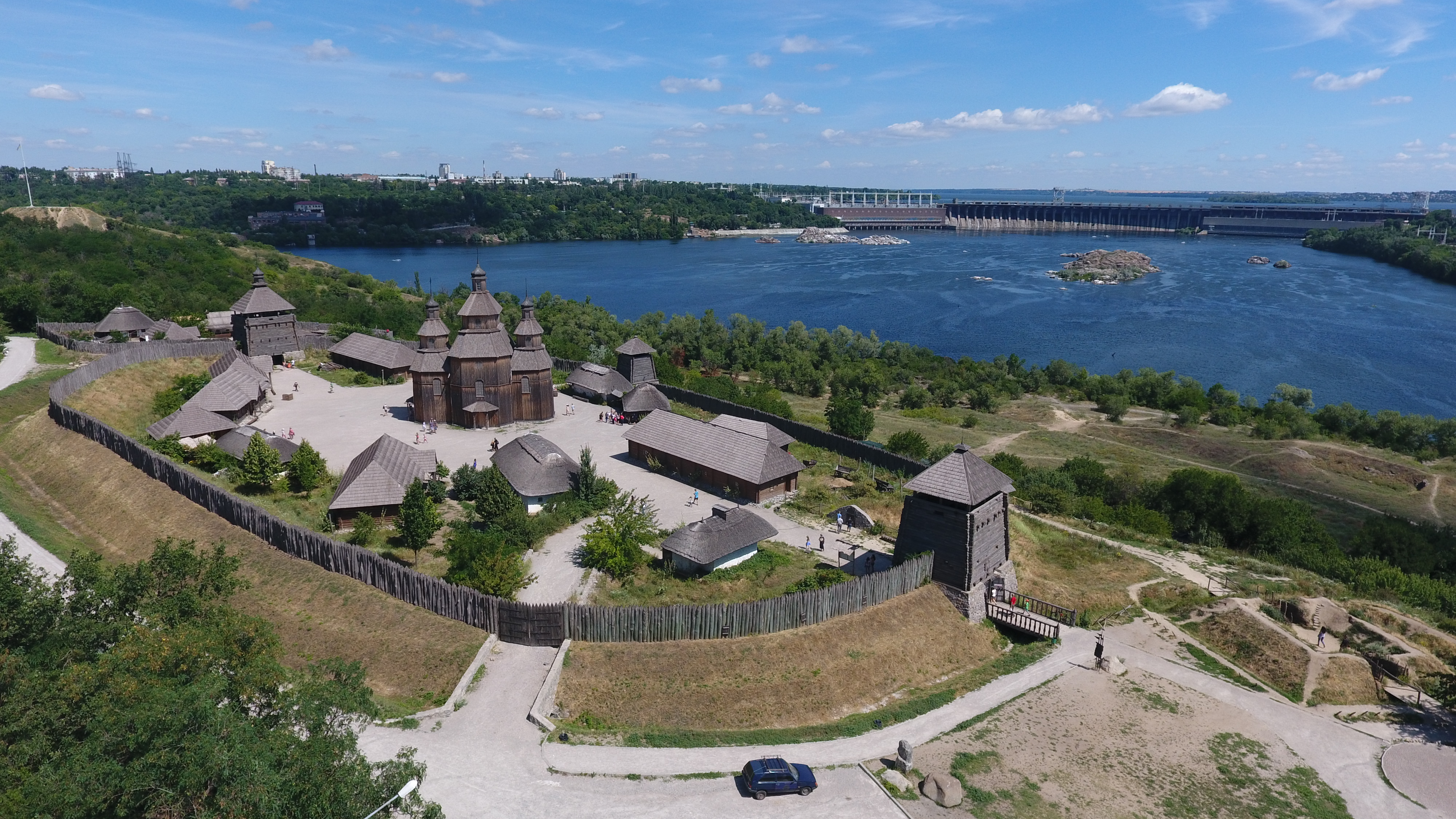 Остров Хортица Запорожская Сечь